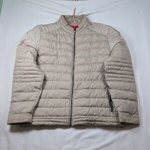 Guess Mens Light Beige Puffer Jacket